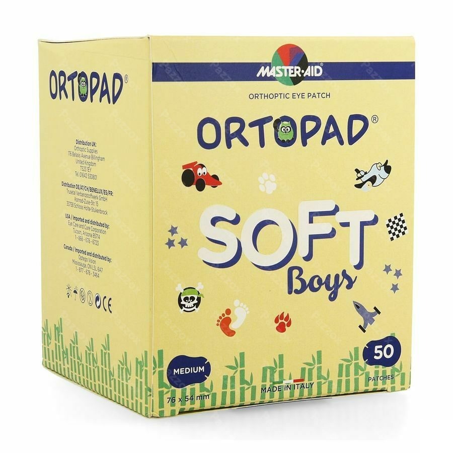 Ortopad Soft Boys Medium 76x54mm 50 72242