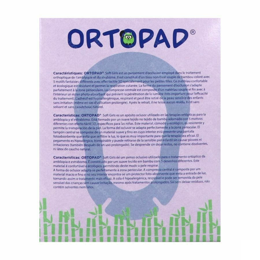 Ortopad Soft Girls Regular 85x59mm 50 72234