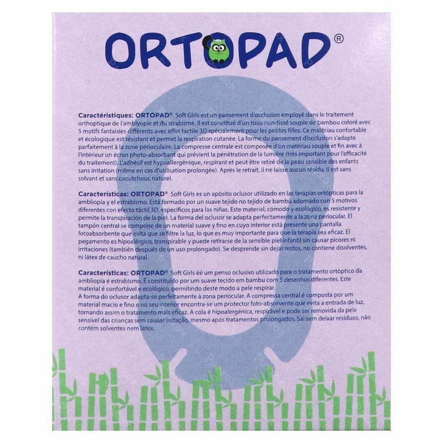 Ortopad Soft Girls Regular 85x59mm 50 72234