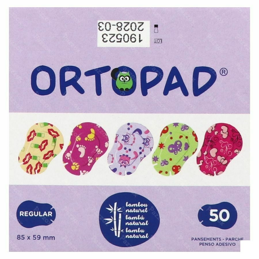 Ortopad Soft Girls Regular 85x59mm 50 72234