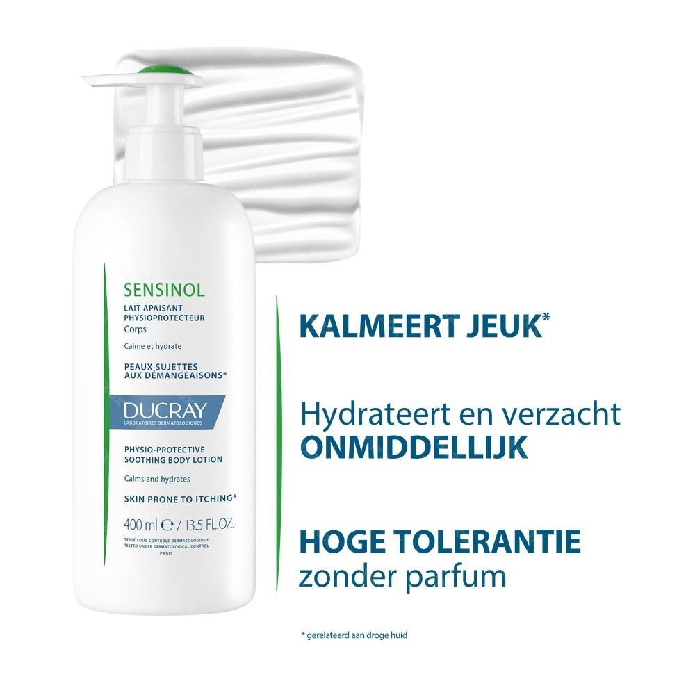 Ducray Sensinol Lich.melk Fysiobesch.kalmeren400ml