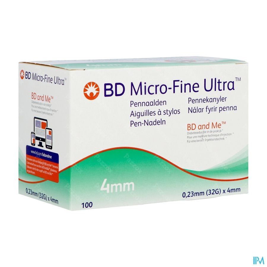 Bd Microfine Ultra Aig. Stylo 4mm 32g Easyflow 100