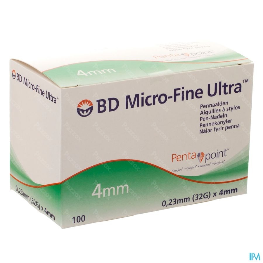Bd Microfine Ultra Aig. Stylo 4mm 32g Easyflow 100
