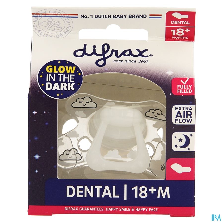 Difrax Fopspeen Dental +18m Nacht