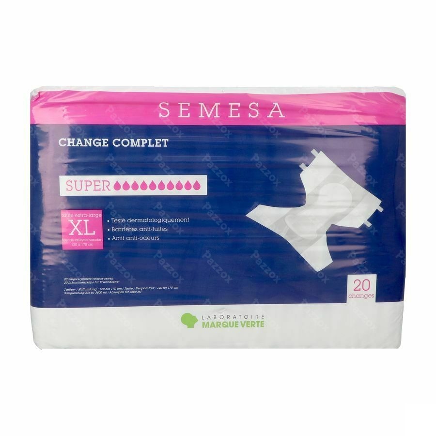Marque V Semesa Luier Super Xl 20