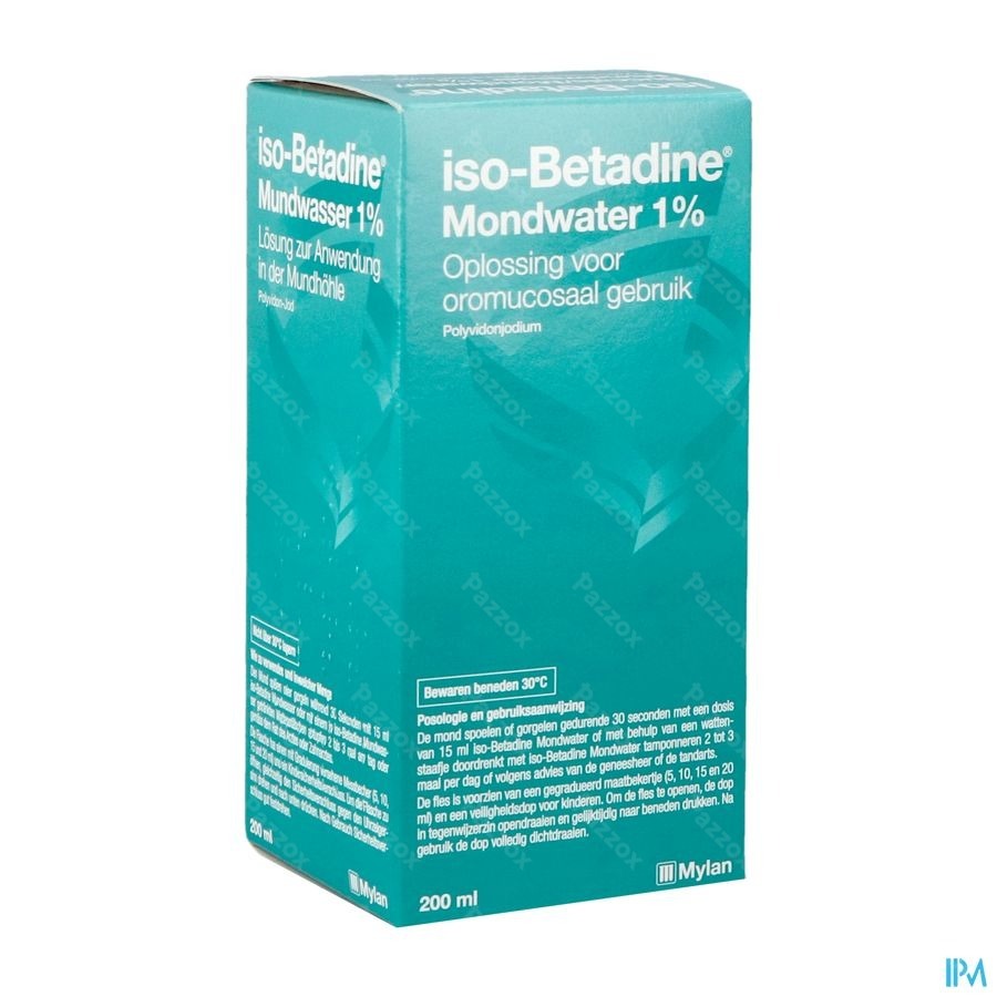 Iso-Betadine 1% Mondwater 200ml