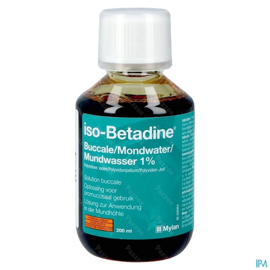 Iso-Betadine 1% Mondwater 200ml