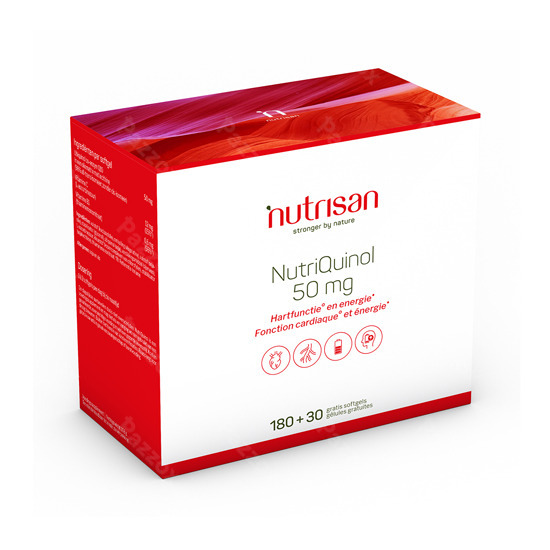 Nutriquinol 50mg 180+30 Gratis Softgels   Nutrisan