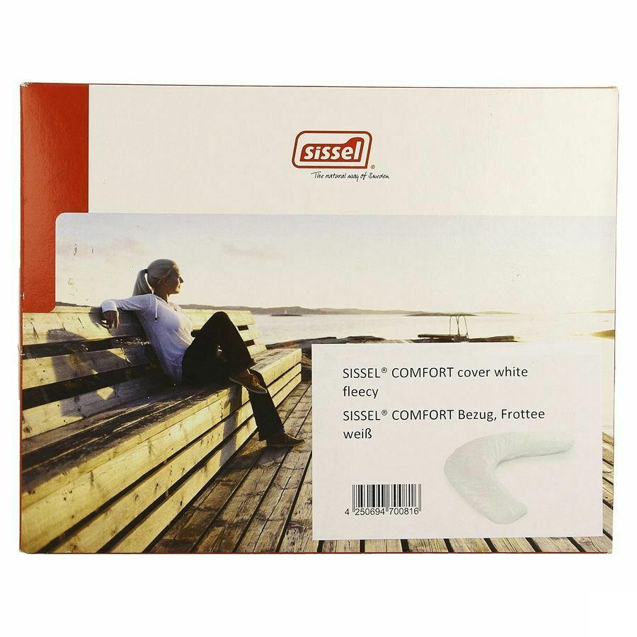 Sissel Housse Fleece Blanche Pour Coussin Comfort