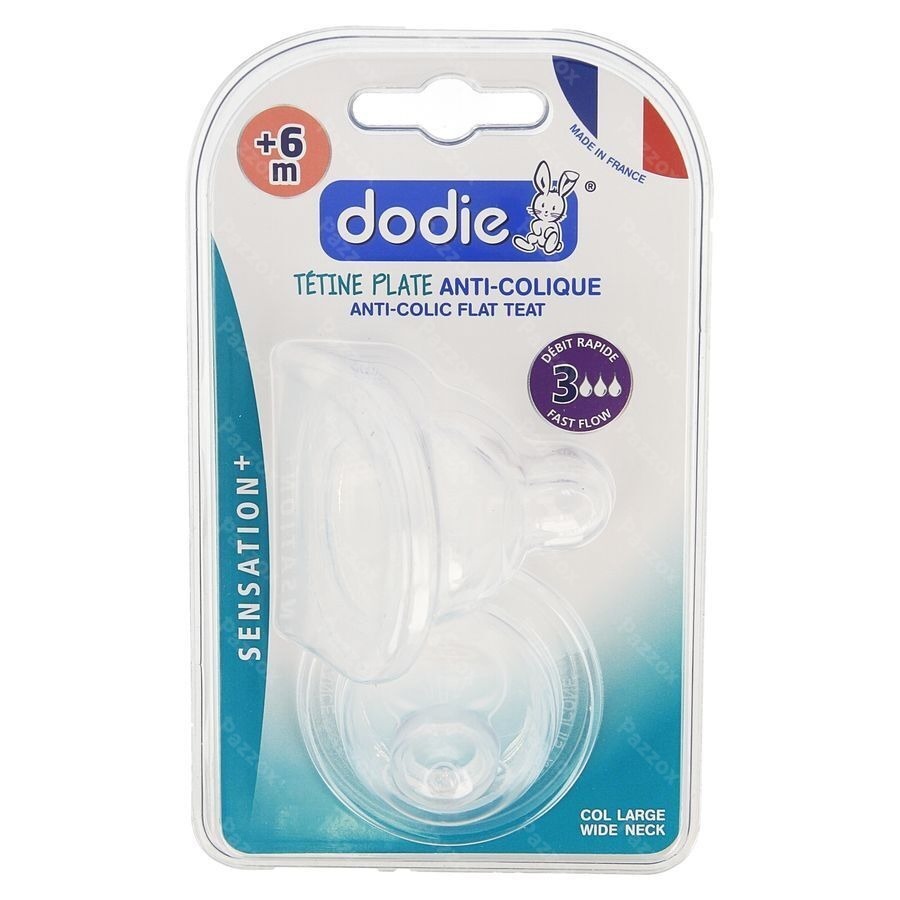 Dodie Speen Plat Grote Hals Sil. Debiet3 +6m