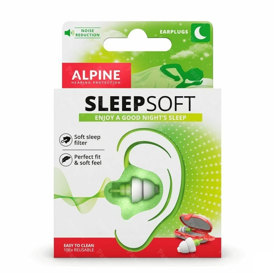 Alpine SleepSoft 1 Paar Oordoppen 