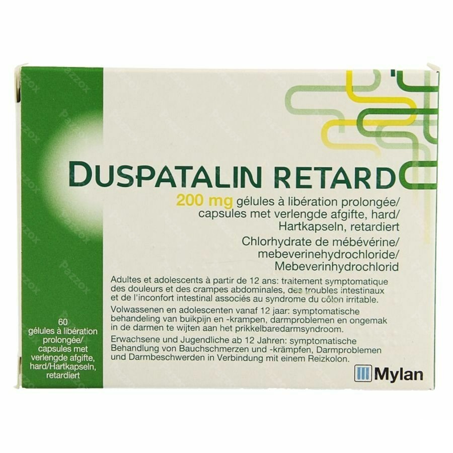 Duspatalin Retard 200mg Pi Pharma Caps Dur 60 Pip