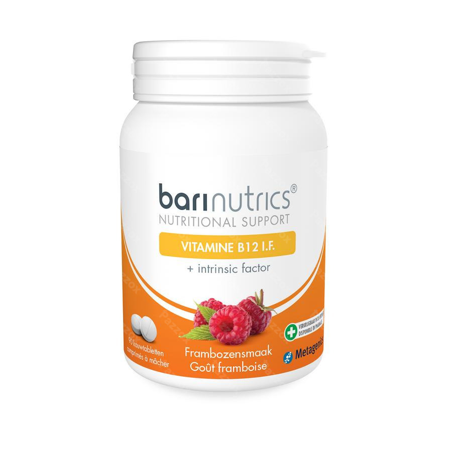 Barinutrics Vitamine B12 If Framboise Comp Croq 90
