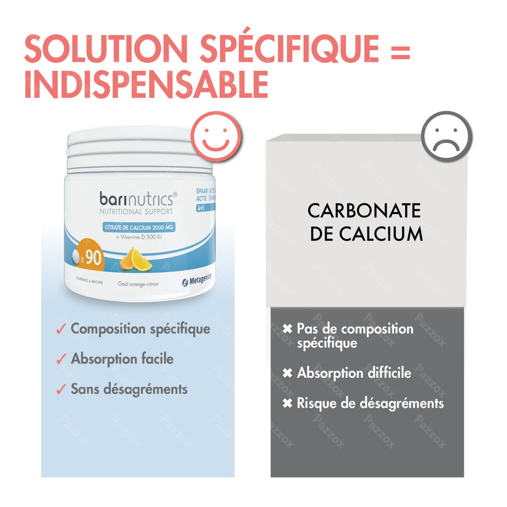 Barinutrics Cirate Calcium Citron-ora.comp Croq 90