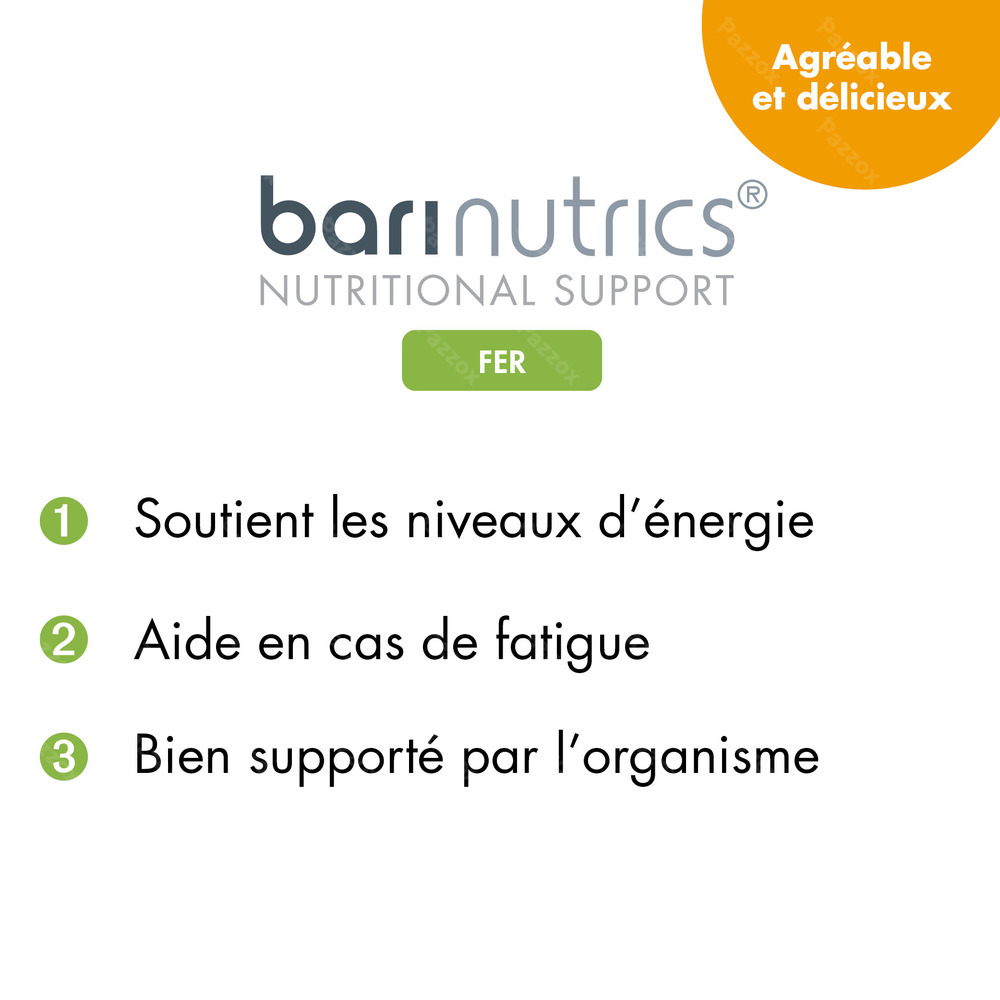 Barinutrics Fer Fraise Comp Croq 90