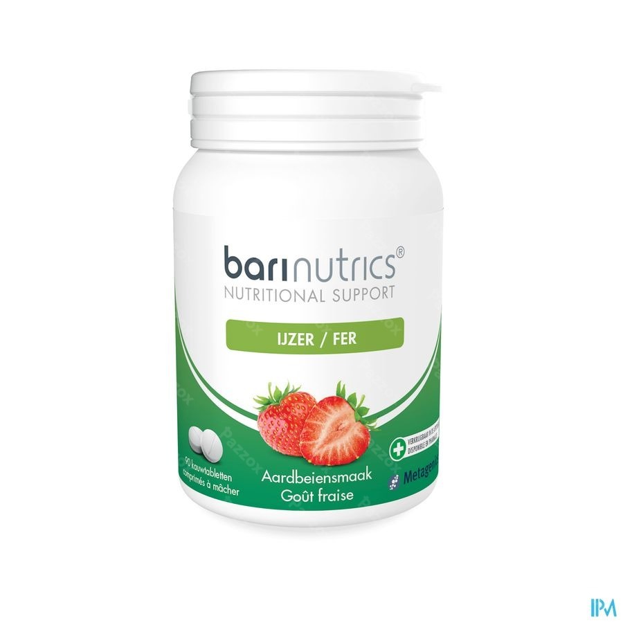 Barinutrics Fer Fraise Comp Croq 90