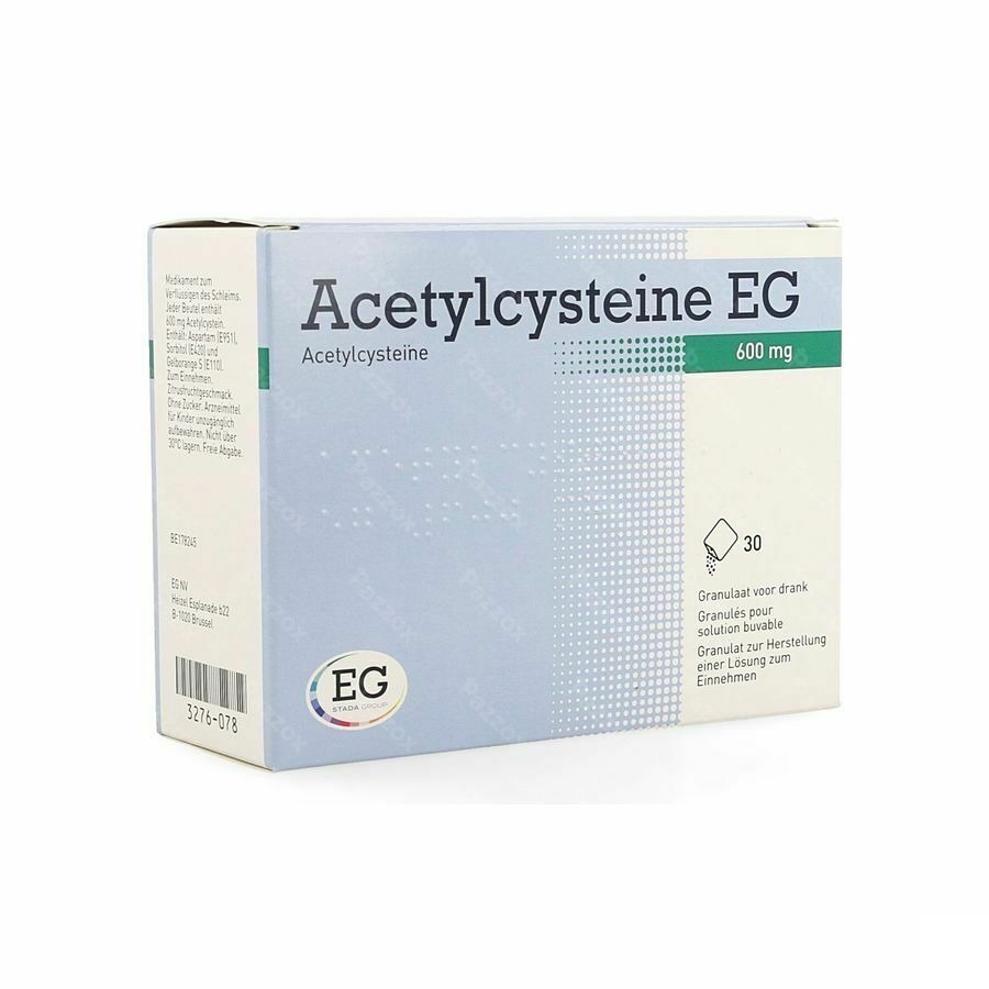 Acetylcysteine EG 600Mg Gran. Sol Buv. Sach  30