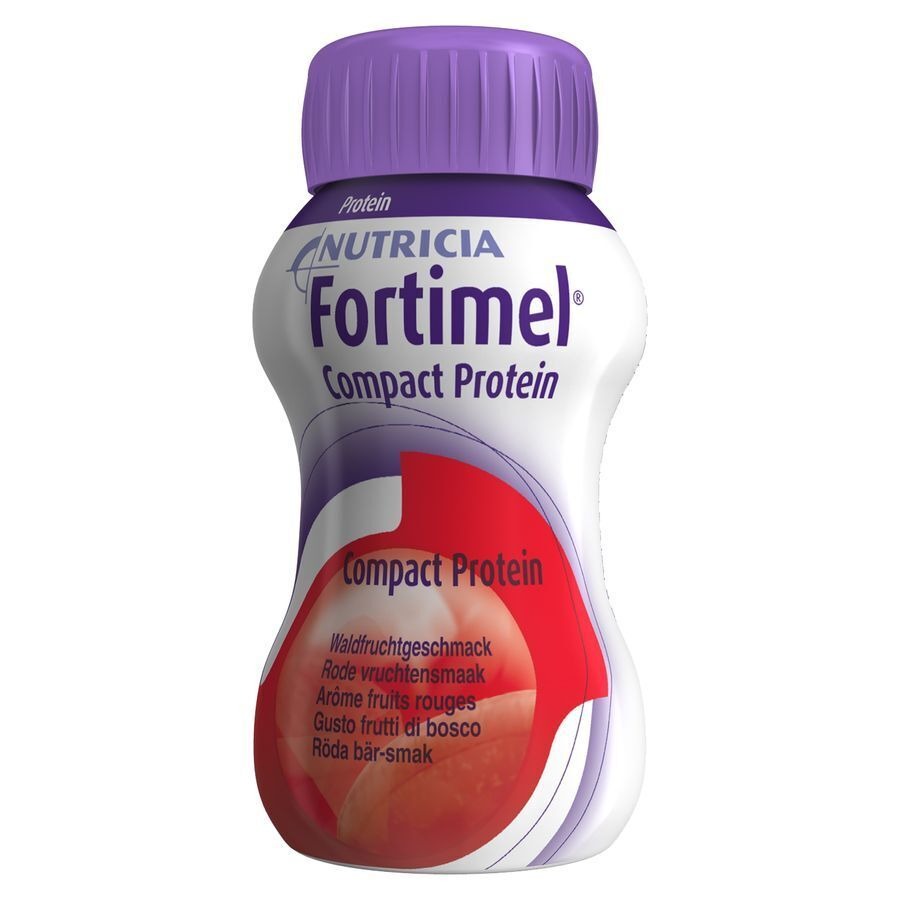Fortimel Compact Protein Fruits De La Forêt Bouteilles 4x125ml