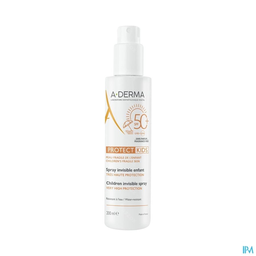 A-Derma Protect Zonnespray Kind SPF50+ 200ml