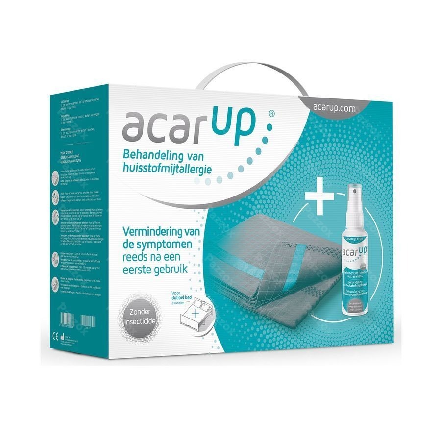 Acar Up Huisstofmijt Kit Duo 2 Textiel.+spray100ml