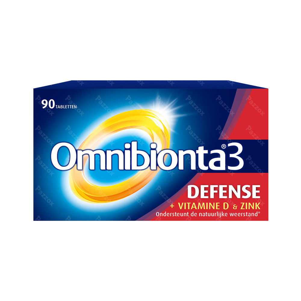 Omnibionta3 Defense Multivitamines Immuniteit 90 tabletten