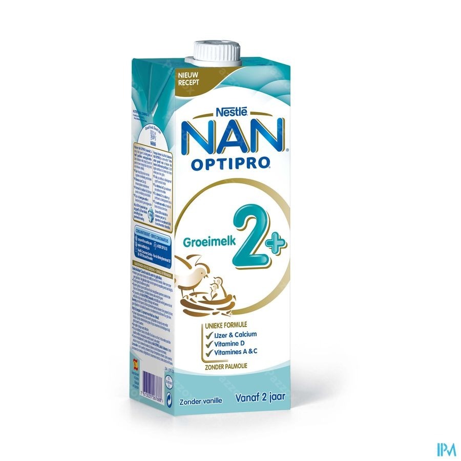 Nan Optipro Groeimelk 2+ Baby 2+ Jaar 1L