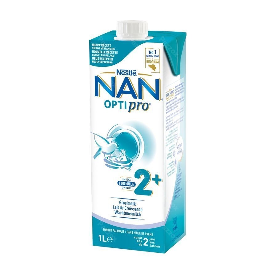 Nan Optipro Groeimelk 2+ Baby 2+ Jaar 1L