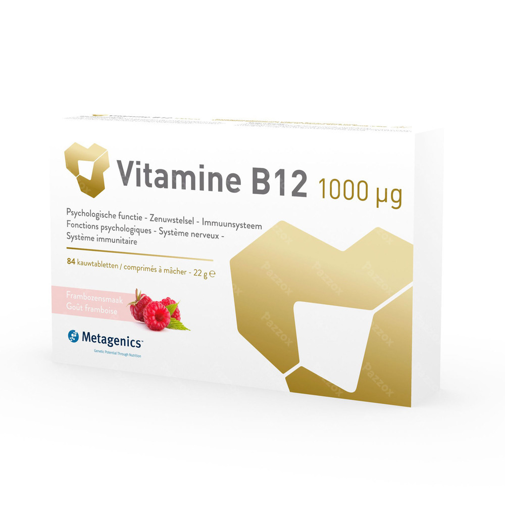 Vitamine B12 1000mcg Comp Croq 84 Metagenics
