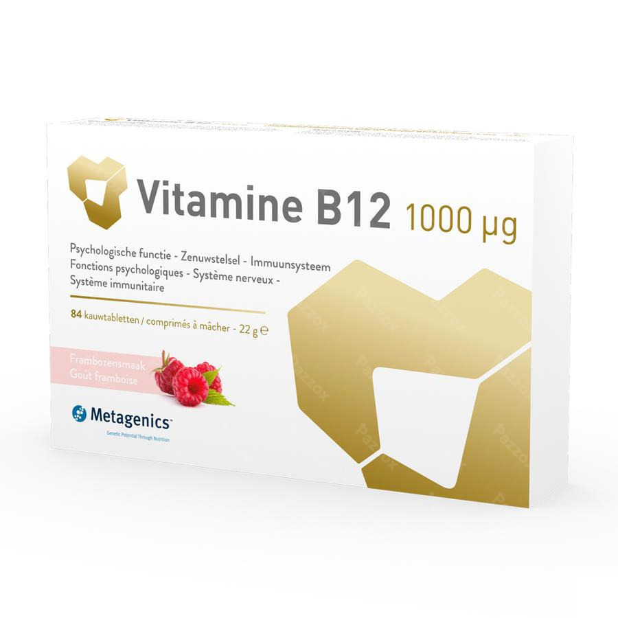 Vitamine B12 1000mcg Comp Croq 84 Metagenics