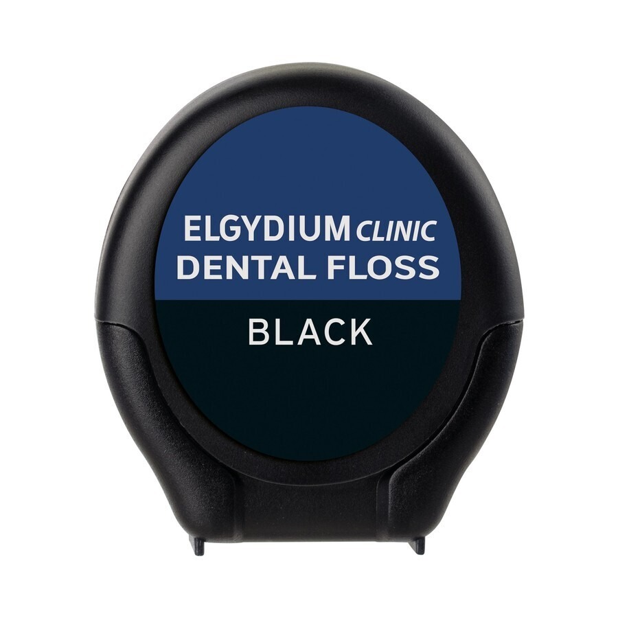 Elgydium Clinic Dental Floss Black 50m