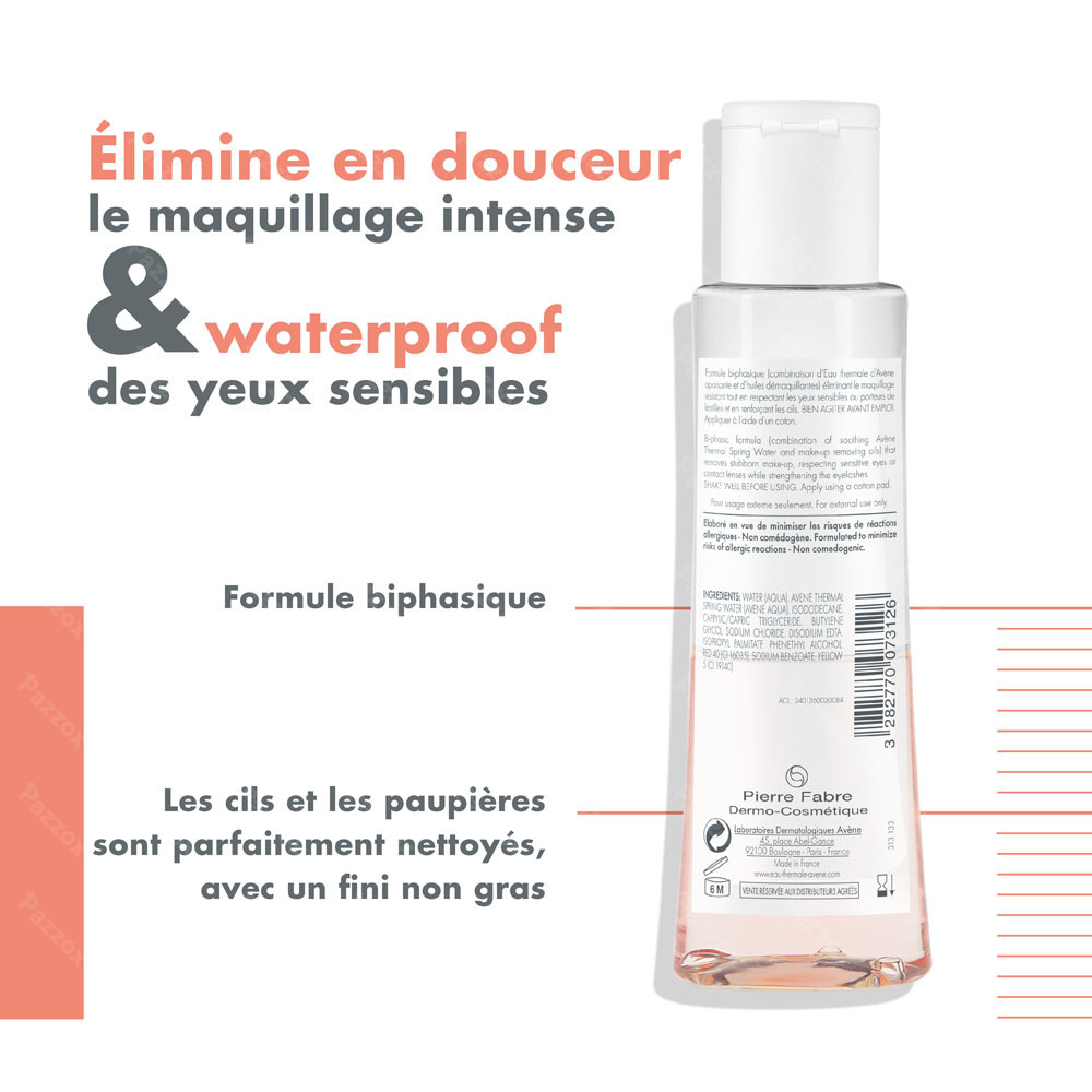 Avene Essentiels Demaquillant Yeux Wtp 125ml