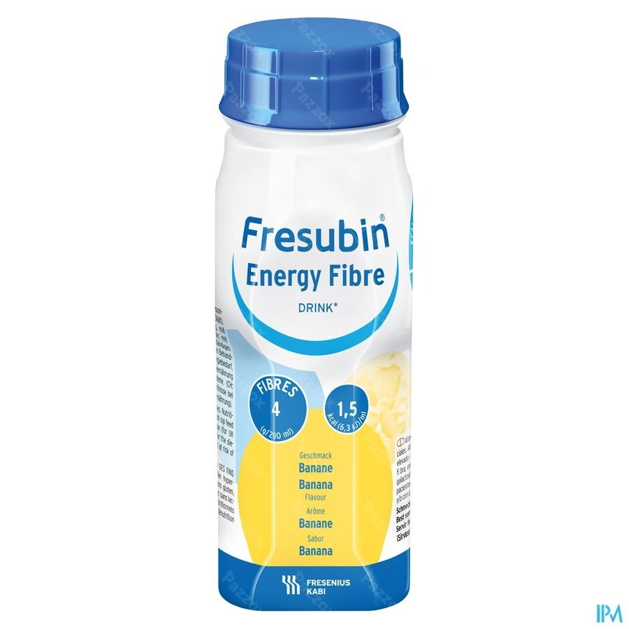 Fresubin Energy Fibre Drink 200ml Banane/banaan