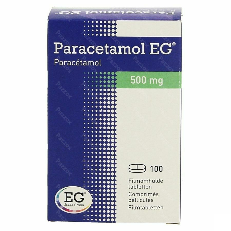 Paracetamol EG  500Mg Comp Pell 100 Pot
