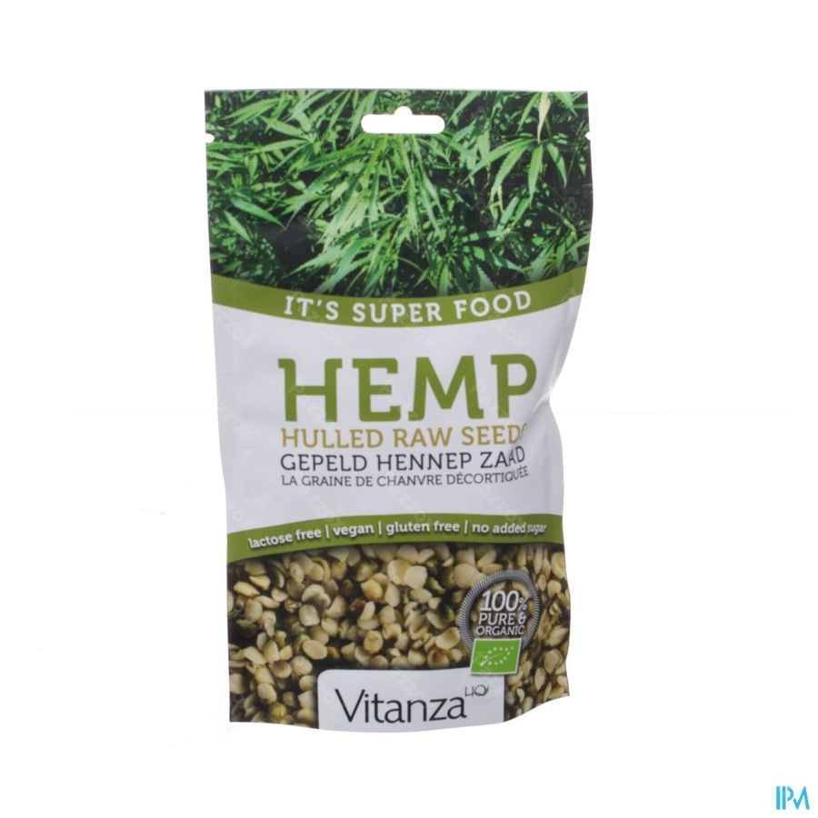 Vitanza Hq Superfood Hemp Raw Seeds Bio 200g