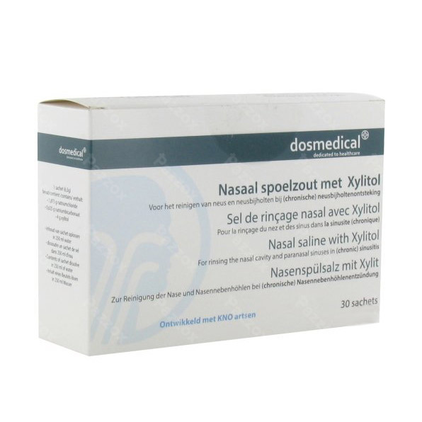 Dos Medical Sel Rincage Nasal+xylitol Sach 30x6,5g
