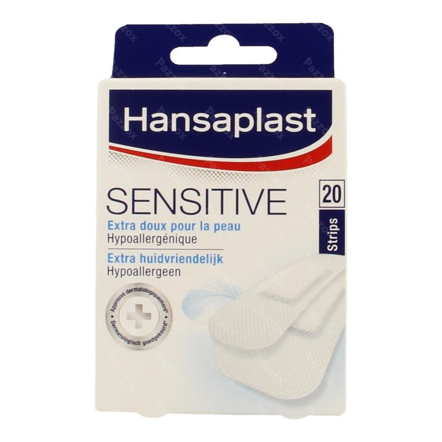 Beschrijvend lawaai Absorberen Hansaplast Pleisters Sensitive 20 kopen - Pazzox, online apotheek