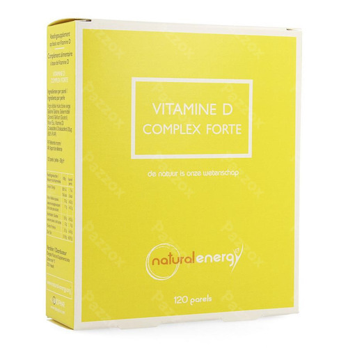 Natural Energy Vitamine D3 Complex Forte 1000IU 120 Parels