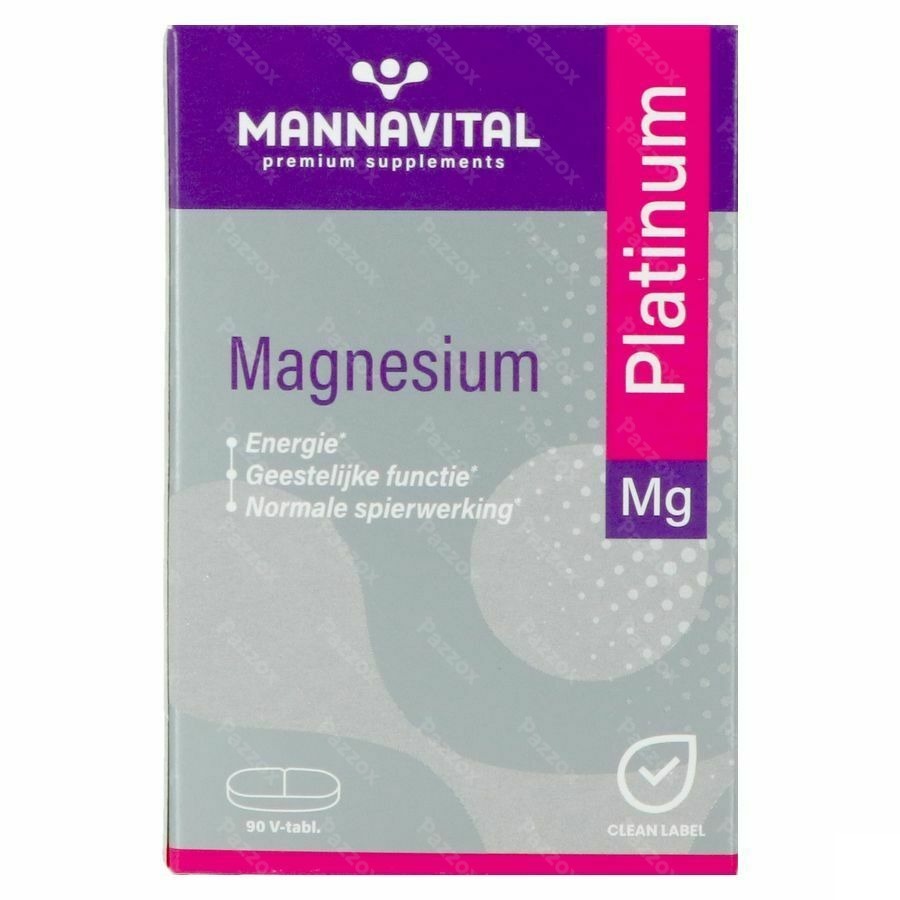 Mannavital Magnesium Platinum 90 Tabletten