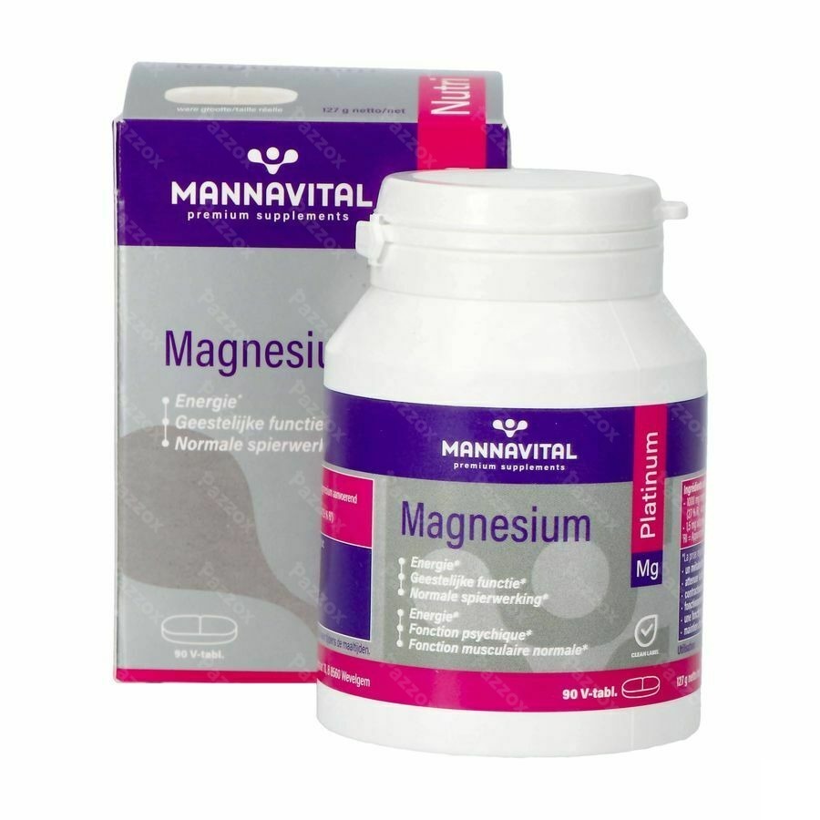 Mannavital Magnesium Platinum 90 Tabletten