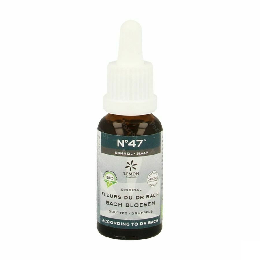 Fleurs de Bach Bio N°47 Gouttes Sommeil 20ml