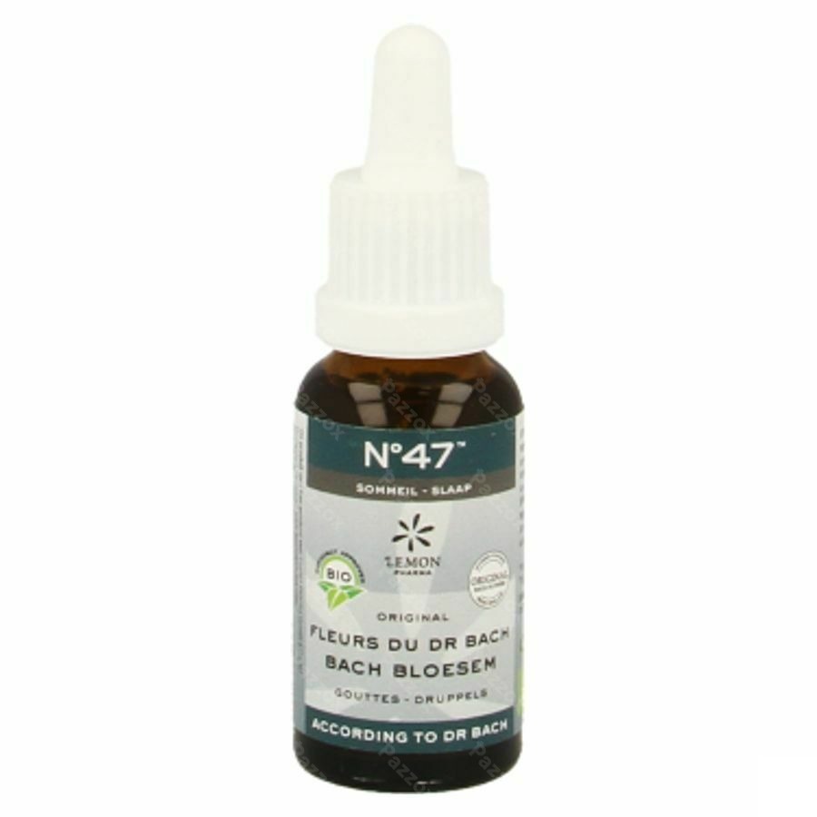 Fleurs de Bach Bio N°47 Gouttes Sommeil 20ml