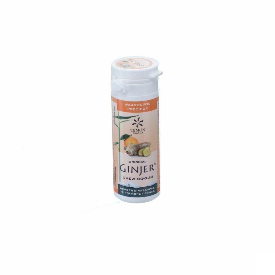 Ginjer Original Xylitol Kauwgom 30gr - Lemon Pharma