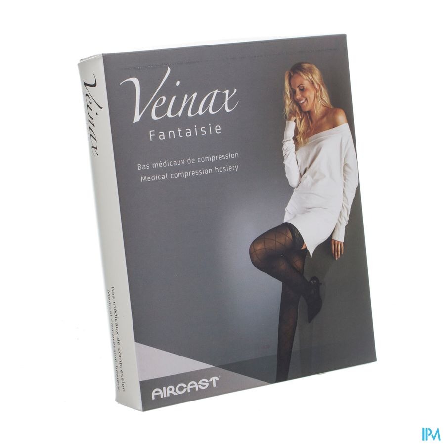 Veinax Collant Petit Losange 2 Long Noir Taille 2
