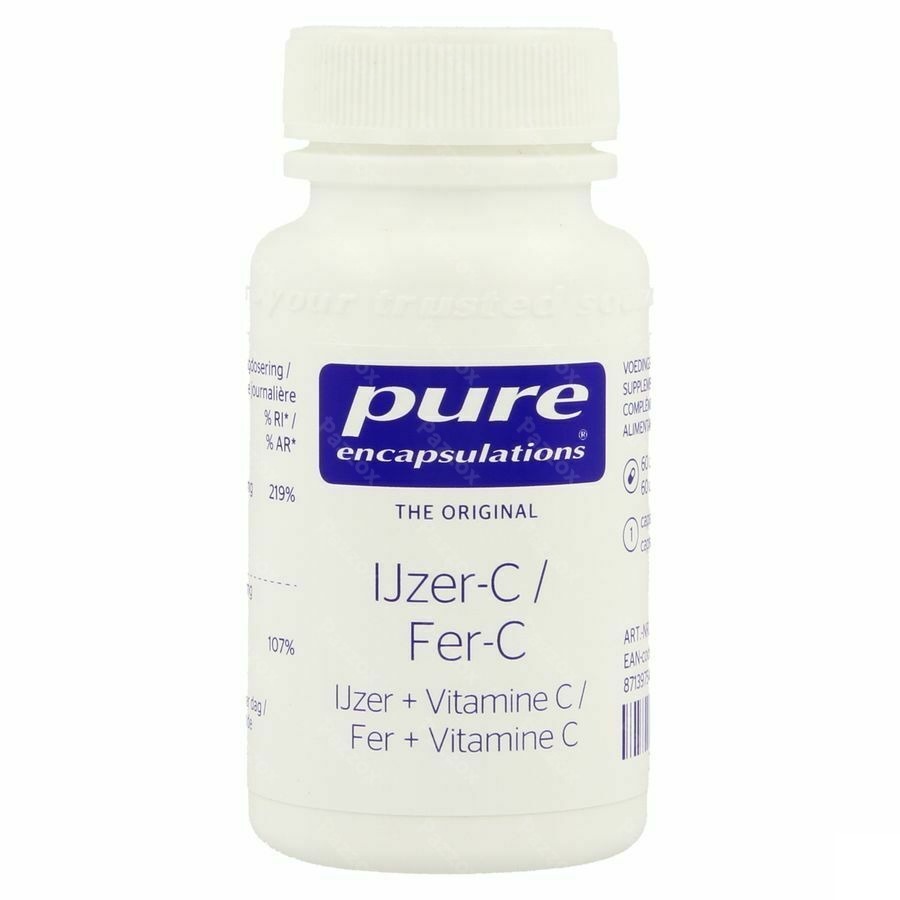 Pure Encapsulations Fer-C Caps 60