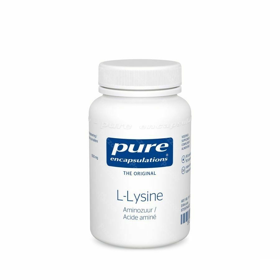 Pure Encapsulations L-lysine Acide Amine 90 Gélules