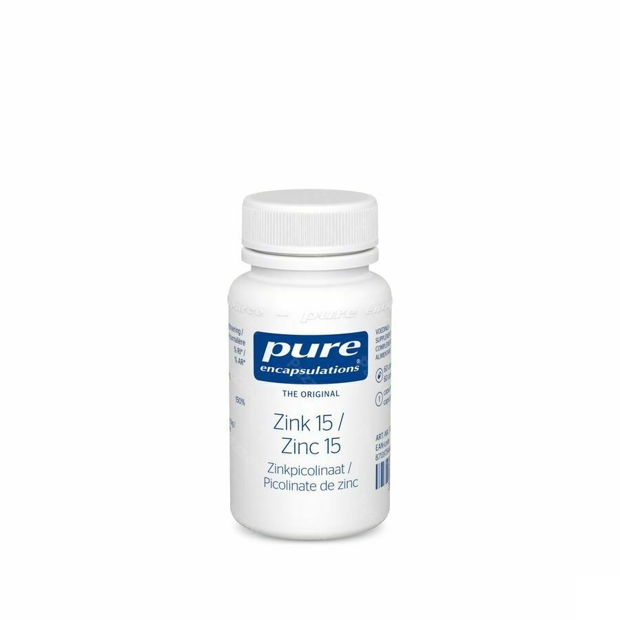 Pure Encapsulations Zinc 15 Polinate Caps 60
