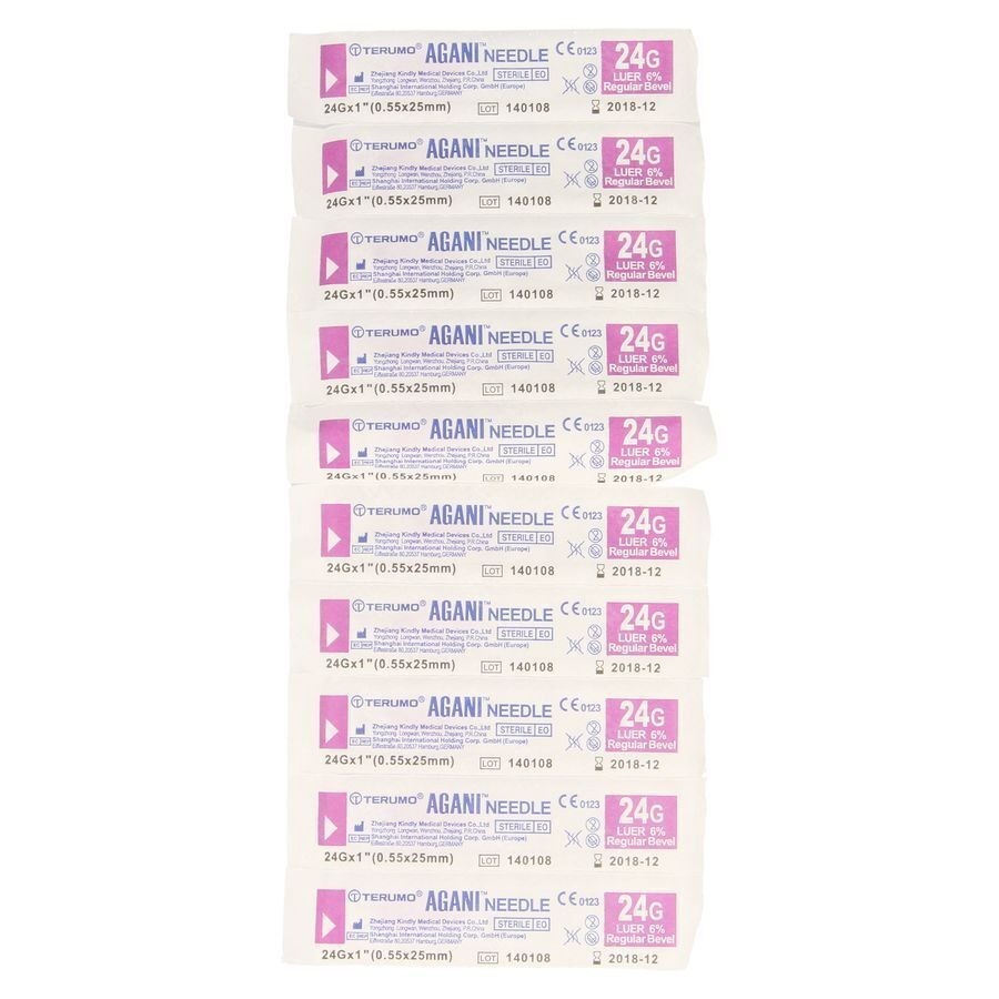 Terumo Aiguille Agani 24g 1 Rb Mauve 10
