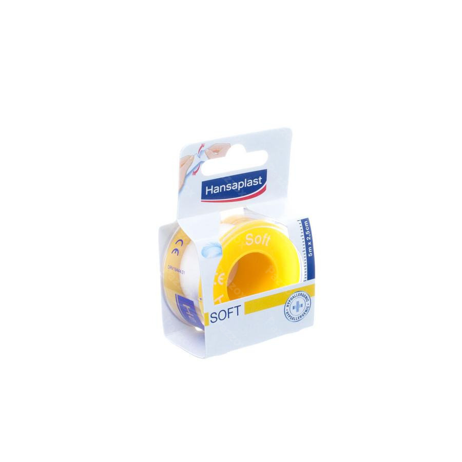 Hansaplast Soft Sparadrap 5m X 2,5cm