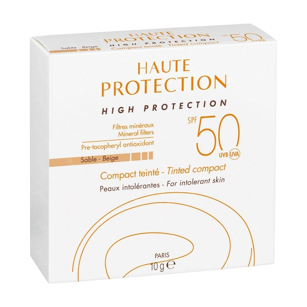 Avène Compact Getinte Zonnecrème SPF50+ Zand 10g