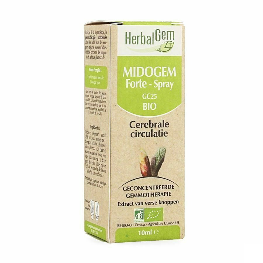 Herbalgem Midogem Forte Cerebr.circul.cplx Spr10ml